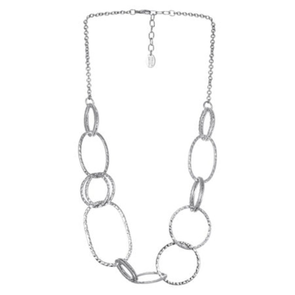 Stella & Ruby Hammered Link Necklace